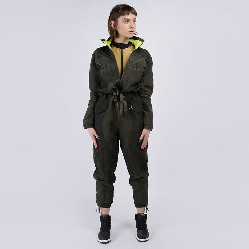 женский зеленый комбинезон Jordan Women's Flight Suit CQ6655-222 - цена, описание, фото 1